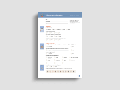 Anpassade hälsoenkäter - Mellanstadiet
